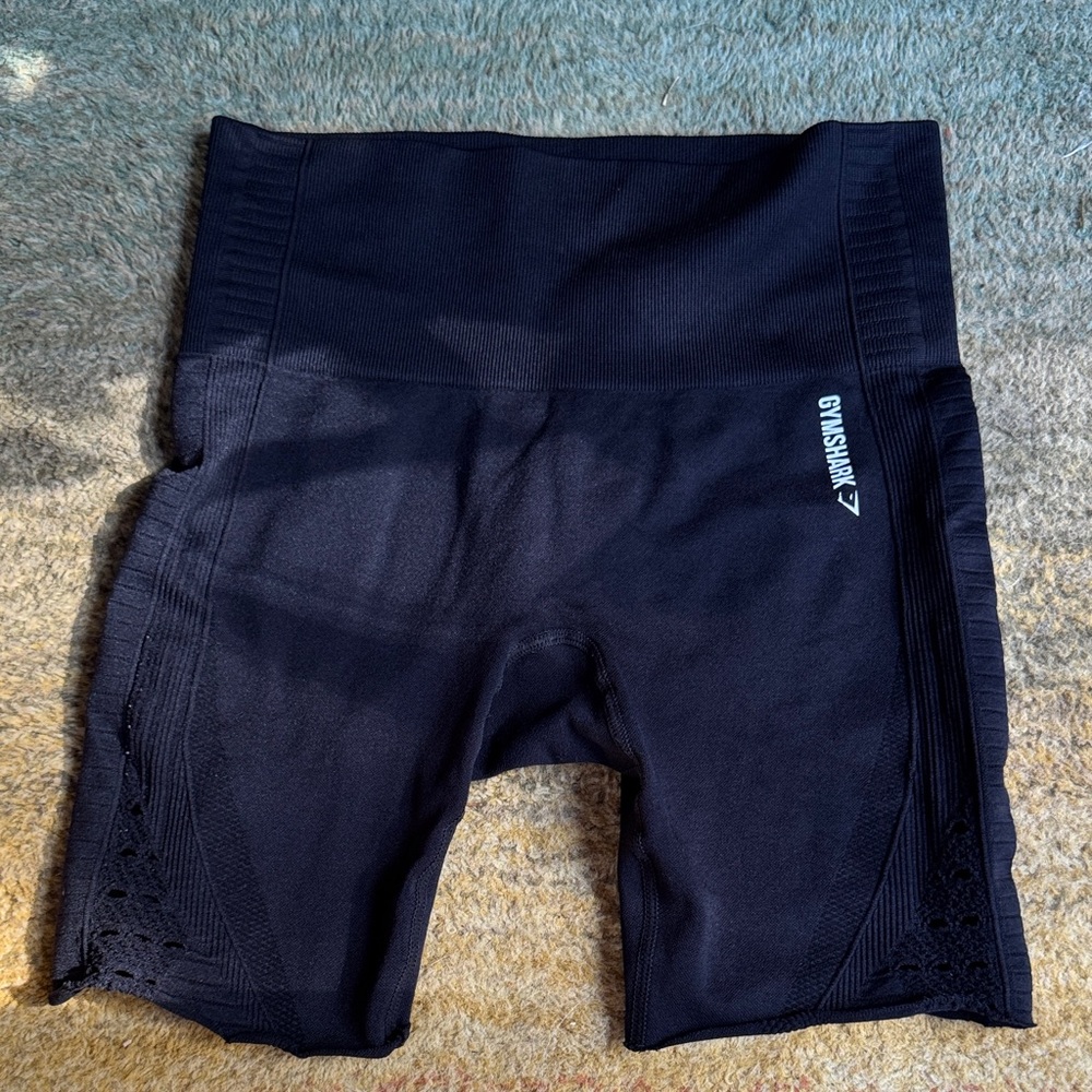 Gymshark Midnight Black Seamless Shorts